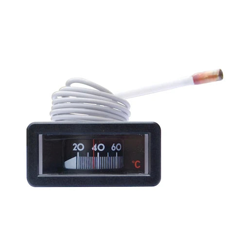 Euro-Index T150 thermomètre 31mm X 64mm 0/120g avec capillaire 1500mm