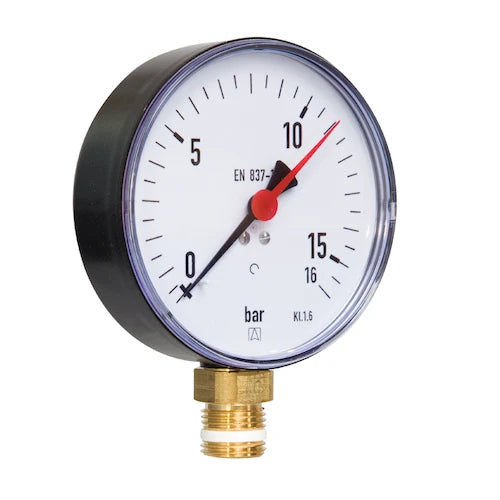 Euro-Index manomètre radial 100 mm x 1/2 - 0/6 bar