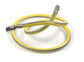 Fixaflex Gasflex 26 CE inox flexible gaz MF 1/2 x 1/2 - 2000 mm - approuvé ARGB - avec gaine jaune