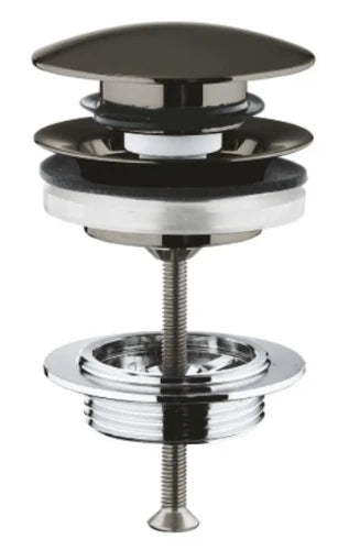 Grohe vidage avec push-open couvercle brushed hard graphite