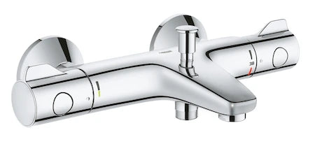 Grohe Grohtherm 800 robinet thermostatique bain - chromé - approuvé Belgaqua