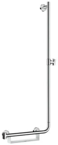 Hansgrohe Unica barre de douche blanc/chromé