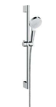 Hansgrohe Crometta 1jet ecoSmart set de douche 650 mm - blanc/chromé