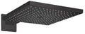 Hansgrohe Raindance douche de tête mural 300 mm noir mat 1 jet avec bras de douche