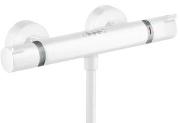 Hansgrohe Ecostat Comfort rob. thermost. douche apparent blanc mat