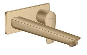 Hansgrohe Talis E mitigeur mural encastré bronze brossé bec 225mm