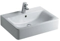 Ideal Standard Connect Cube lavabo 600 x 460 x 175 mm - blanc - avec trou de robinet - avec trop-plein