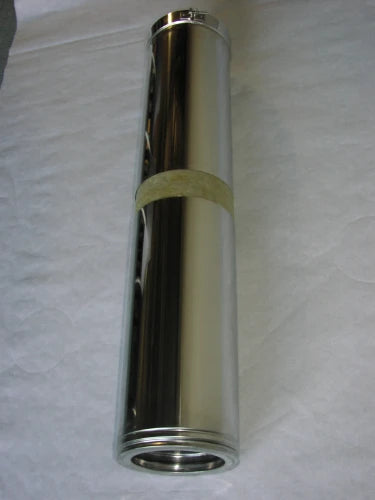 TUYAU DOUBLE PAROI ISOLECO DP 25 o 150 inox ajustable in.316l-ex.304l