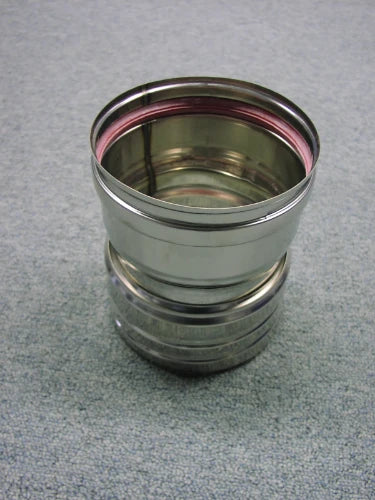 Roccheggiani Isoflex TDX 316L raccord flex-fixe 80 x 80 mm (en haut)