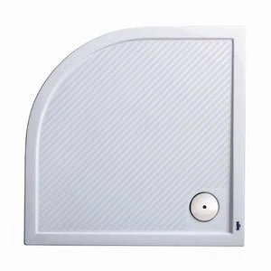 Huppe K tub de douche Purano 90 - 90 o 2,6  CM blanc douche 1/4 rond sans vidage