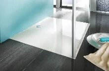 Huppe K EasyStep receveur de douche marbre coulé 1800 x 1000 x 30 mm - blanc