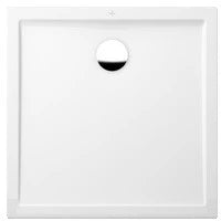 TUB DE DOUCHE quaryl VILLEROY & BOCH FUTURION FLAT 90 - 90 o 2,5 ! blanc sans vidage et sans pieds