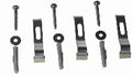 Ferrobase fixation murale set de 3 supports pour baignoire et douche