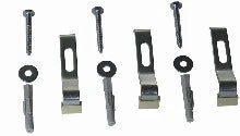 Ferrobase fixation murale set de 3 supports pour baignoire et douche