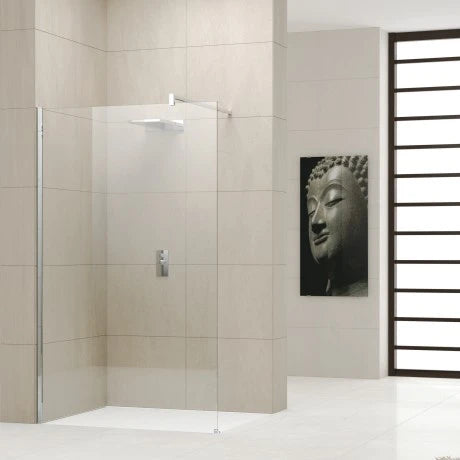 CLOISON FIXE NOVELLINI GIADA 70 - 195 ! chromé mat transparent