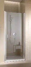 PORTE DE DOUCHE PIVOTANTE KERMI CADA VP 90 - 200 ! gris argent brillant verre de securite ESG seriegrafie regl. de 860-910mm,droite,cada