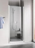 Kermi Cada XS 1WR porte pivotante 850 x 2000 mm - réglage 810-860 mm - verre de sécurité ESG clair clean - ouverture intérieure/extérieure charnière droite - profilé: argent poli
