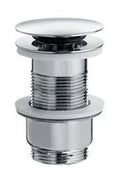 Linea Beta Busi & Cane crépine click-clack - chromé - pour lavabo sans trop-plein