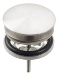 Clou Pollux crépine 5/4 CM inox brossé avec plaque