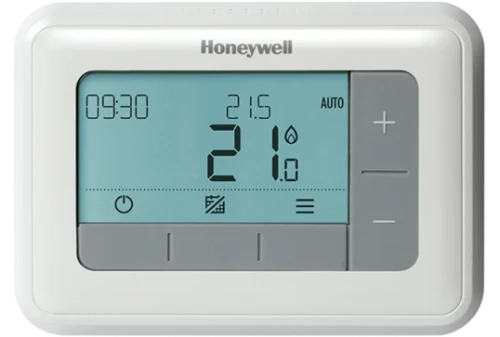 Honeywell T4M thermostat à horloge avec programme hebdomadaire - OpenTherm - blanc