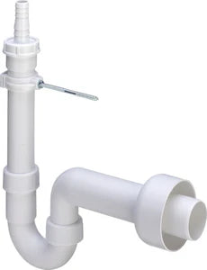 Viega PP siphon simple lave-vaisselle 20 x 40 mm - blanc