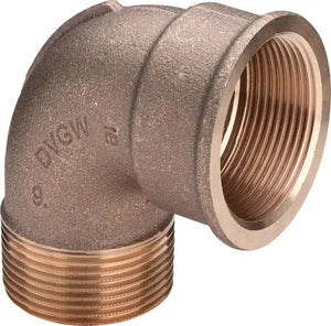 Viega bronze coude 90° MF 3/4 x 3/4