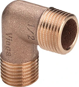 Viega bronze coude 90° MM 1/2 x 1/2