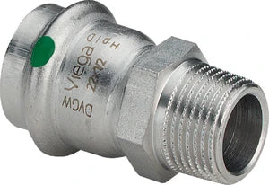 Viega Sanpress Inox raccord de transition MF 28 x 4/4 M