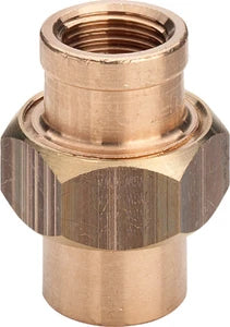 Viega bronze raccord union en 3 pieces joint conique FF 2 x 2