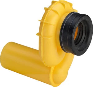 Viega PP siphon urinoir horizontal - jaune