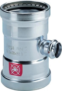 Viega Prestabo acier zingué XL té FFF 76,1 x 76,1 x 76,1 mm