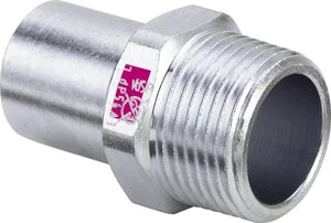 Viega Prestabo acier zingué raccord de transition coulissant MM 28 x 4/4 M
