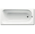 Procasa Vico baignoire intégrée acier émaillé 1700 x 750 mm - blanc - zijafvoer - sans pieds