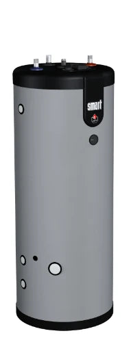 ACV Smart E 210 boiler à accumulation 203 l - sans résistance - inox - bi-énergie - avec groupe de sécurité - vertical - model à poser au sol - label ERP sanitairee: B
