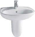 Procasa Normus cache-siphon pour lavabo - blanc - inclusif fixations