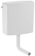 Geberit AP140 réservoir de chasse basse suspension - blanc - raccordement latéral - avec rinçage à 2 volumes - avec coude de rinçage