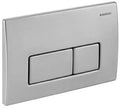 PLAQUE DE COMMANDE GEBERIT KAPPA 50 inox p/réserv.encastr. avec 2 boutons de commande