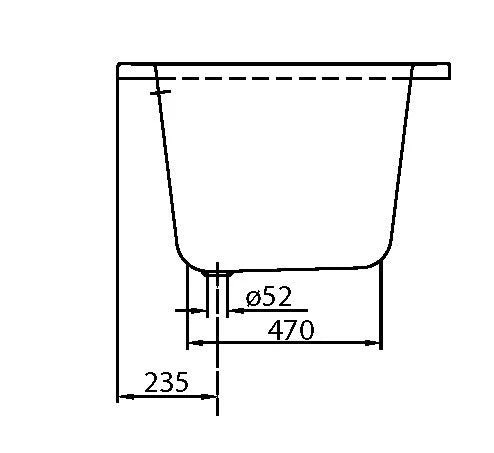 Villeroy & Boch O.Novo duo baignoire acrylique 1800 x 800 mm - blanc - sans pieds
