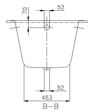 Villeroy & Boch Oberon baignoire quaryl 1800 x 800 mm - blanc - avec pieds