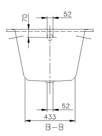V&B Oberon Rechthoekig bad 1600 x 750 mm Stone White