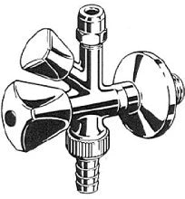 Schlosser 1720 robinet d'arrêt combi 1/2 x 3/4 x 10 mm - chromé - avec clapet anti-retour et raccordement machine à laver/lave-vaisselle