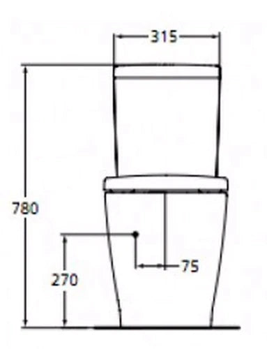 Ideal Standard Connect réservoir blanc