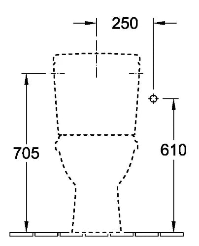 Villeroy & Boch O.Novo cuvette à poser PACK (cuvette + réservoir + siège softclose) sortie H - blanc - B360xD680 mm