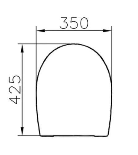 Procasa Normus compact abattant - blanc