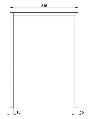MANCHETTE ALIMENTATION GEBERIT 44 mm blanc coude/reservoir