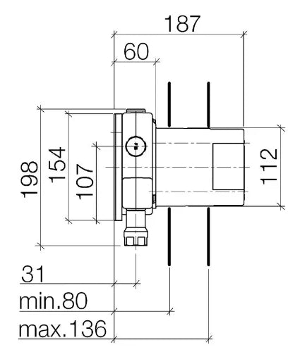 Dornbracht INC corps thermostatique encastré
