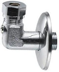 Frese robinet d'arrêt équerre 1/2 x 10 mm - chromé - avec vanne à bille