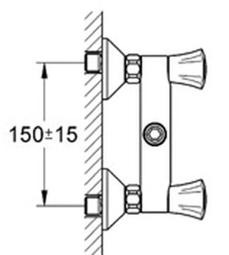 Grohe Costa L mélangeur douche 1/2 - chromé