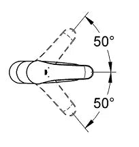 Grohe Eurosmart Care mitigeur lavabo 1/2 chromé rehaussé - économie d'eau
