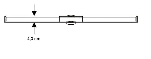 Geberit Cleanline 20 rigole de douche 300-900 mm - métal poli